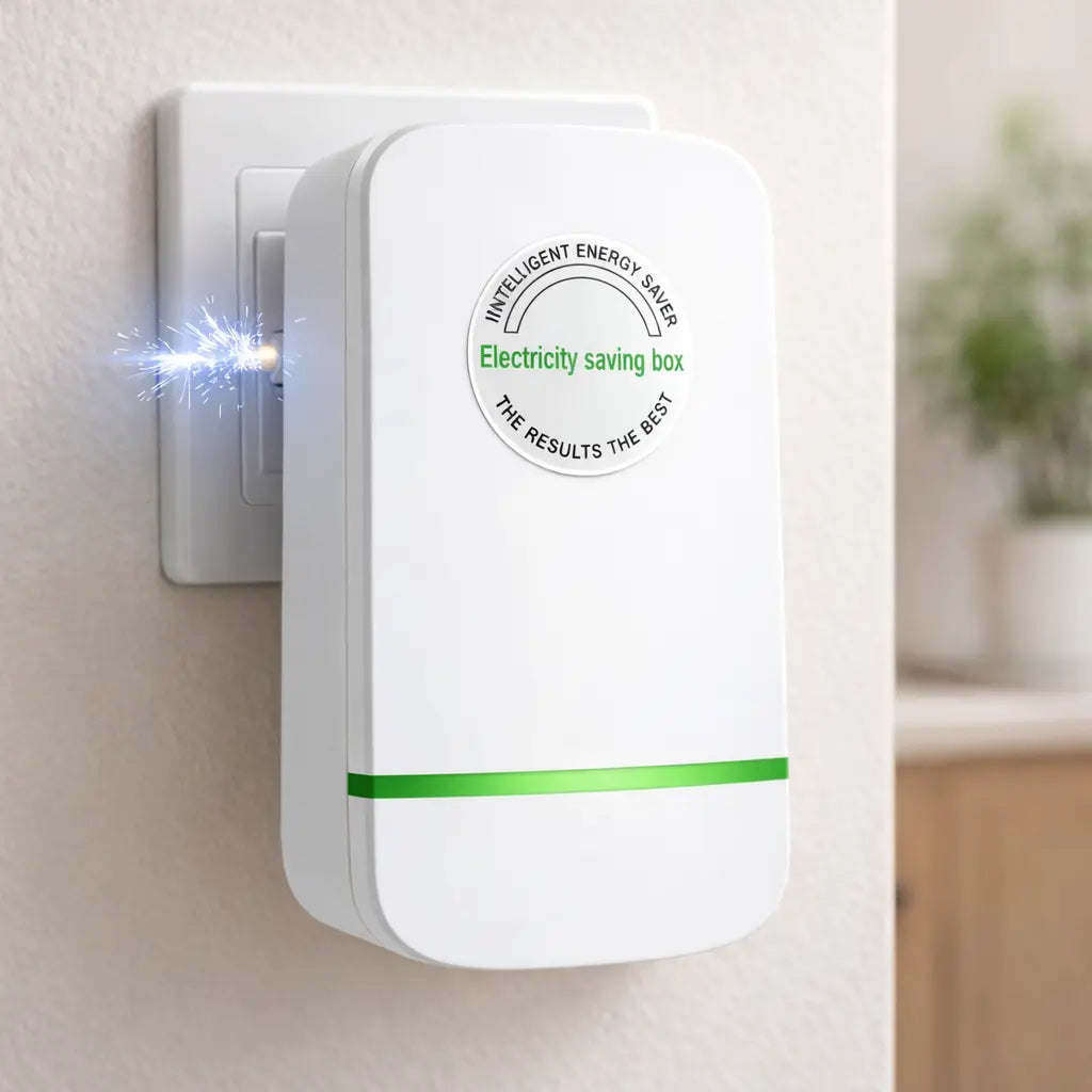 2026 New Universal Energy-Saving Box, Reduce Electricity Bills, Plug-and-Play, Power Factor Corrector for Home and Office Use (2Pcs)