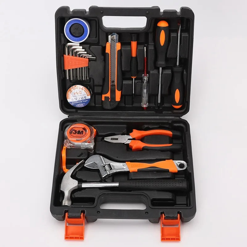Hardware Tools Wholesale Combination Household Hand Wrench Set Tools Operated Carbon Steel Set for OEM Hard Case Boxes Tool Kit