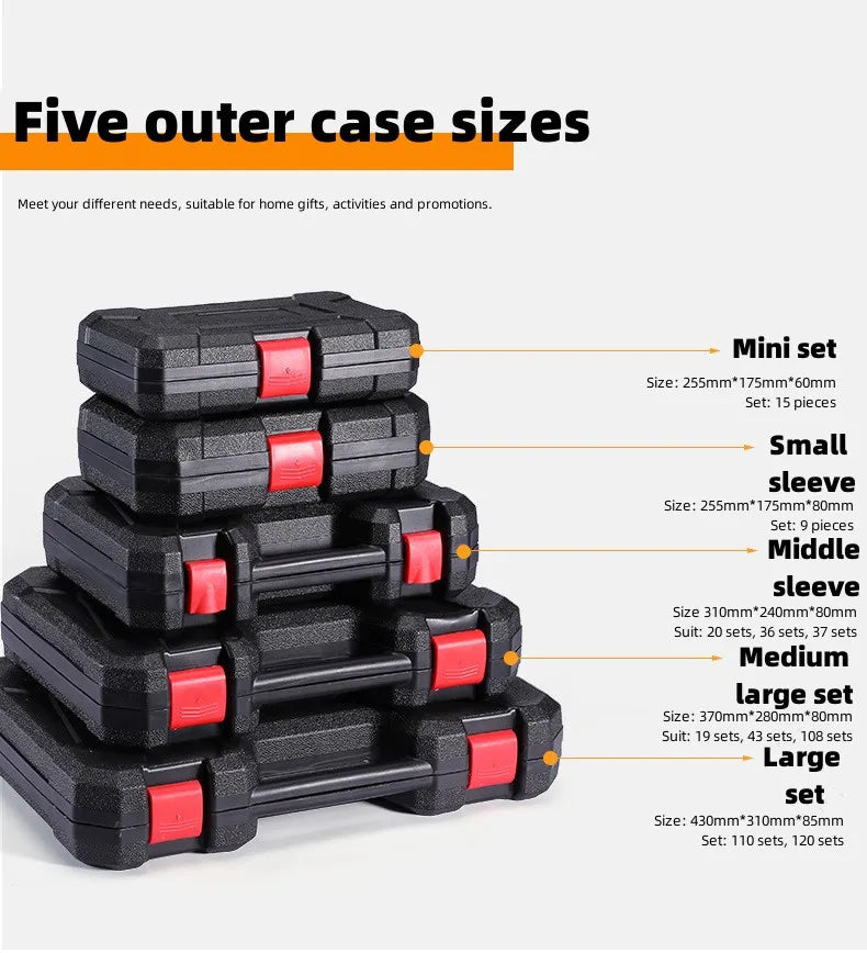 15 Sets of Hardware Tools Set/tool Box Electrical Carpentry Manual Maintenance Set Manufacturers Wholesale