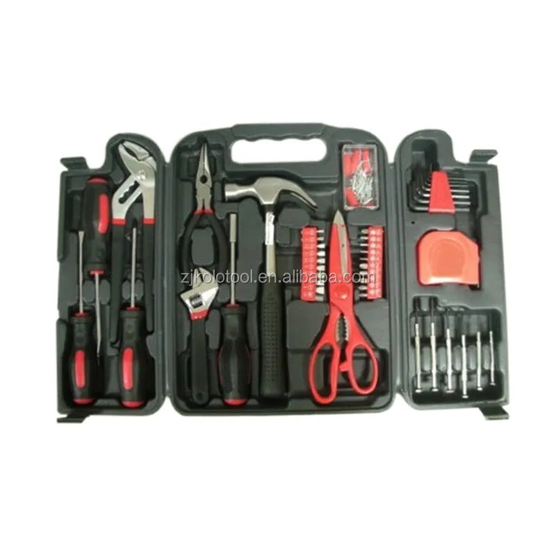 Custom Color Hand Tools Hardware Factory 135pcs Household Tool Box Set