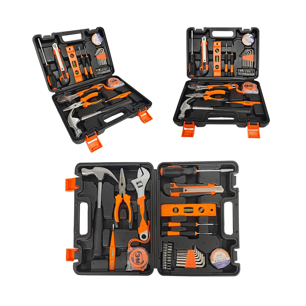 Hardware Tools Wholesale Combination Household Hand Wrench Set Tools Operated Carbon Steel Set for OEM Hard Case Boxes Tool Kit