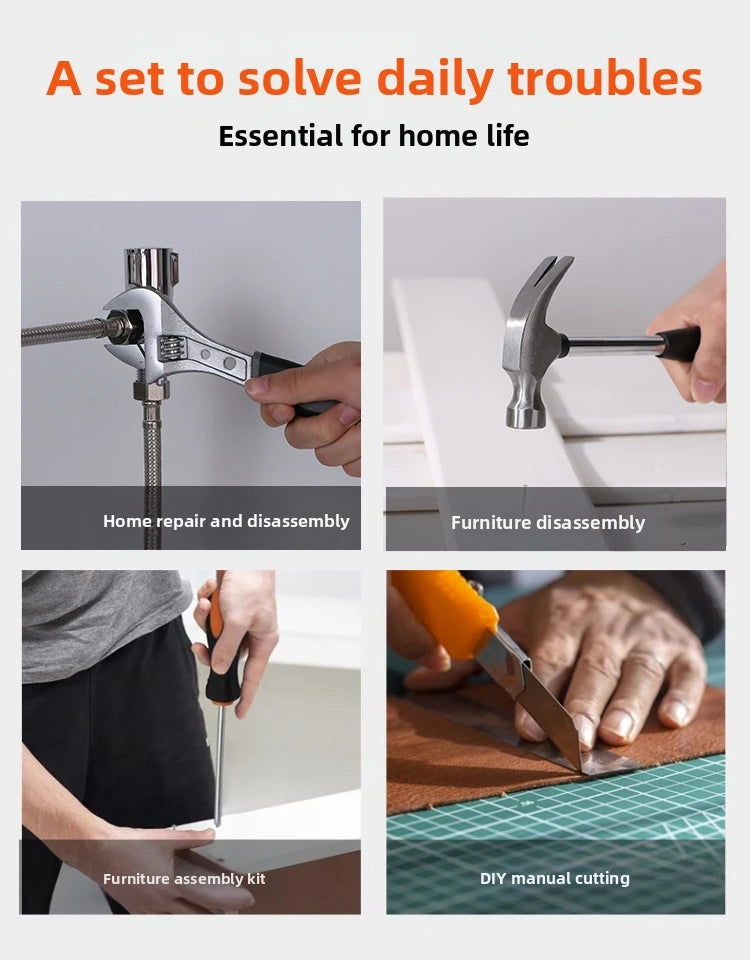 Wholesale Hardware Repair Tool Set, Combination Set, Household Manual Woodworking Toolbox