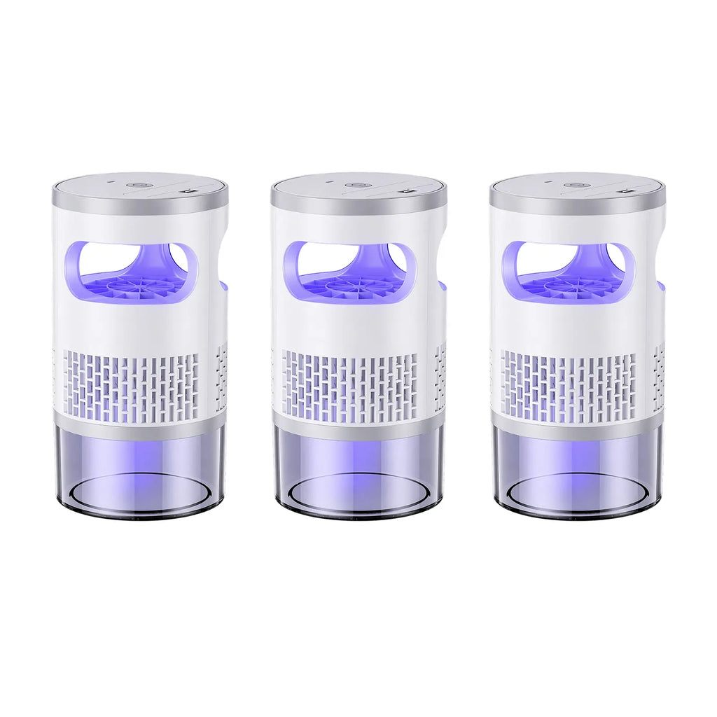 Gainstarx Indoor Flying Insect Trap with UV Light and Suction Fan, Plug-In Bug Catcher for Home, Kitchen, Bedroom and Office