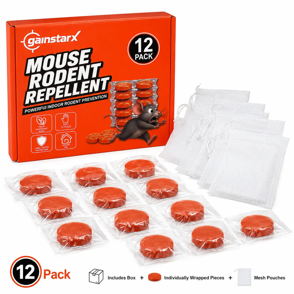 12 Pack Upgraded Large 25g Each Peppermint Oil Rodent Repellent Balls for Home K