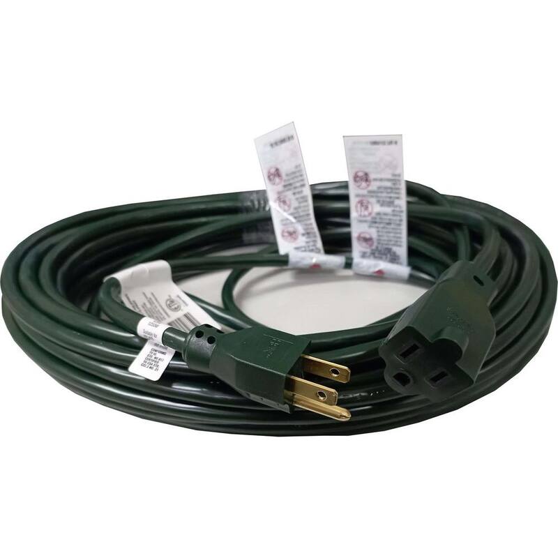55 ft. 16/3 Green Outdoor Extension Cord (1-Pack)