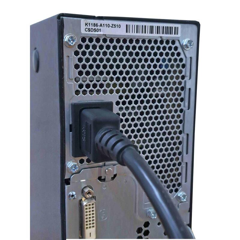 10 ft. 16/3 Light Duty Computer, Monitor, TV Replacement Cord, Black