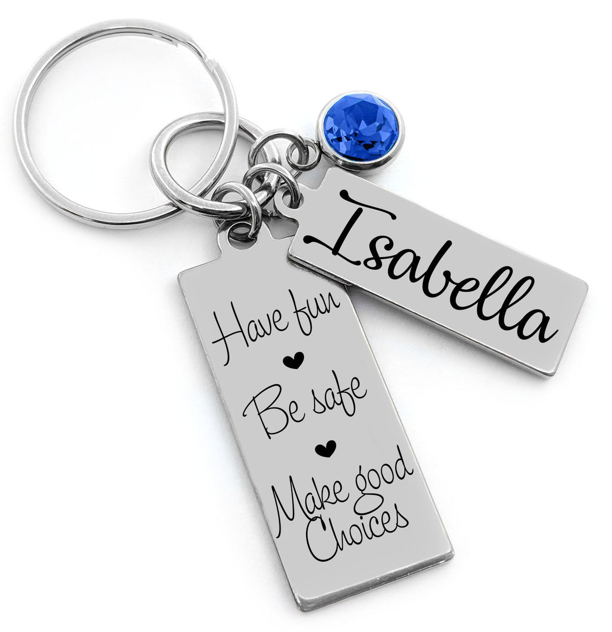 Sweet 16 Birthday Girl Gift Custom Engraved Pendants, Personalized Sweet 16 Keychain, 4 Sayings to Choose From, New Driver Gift Teenage Girl