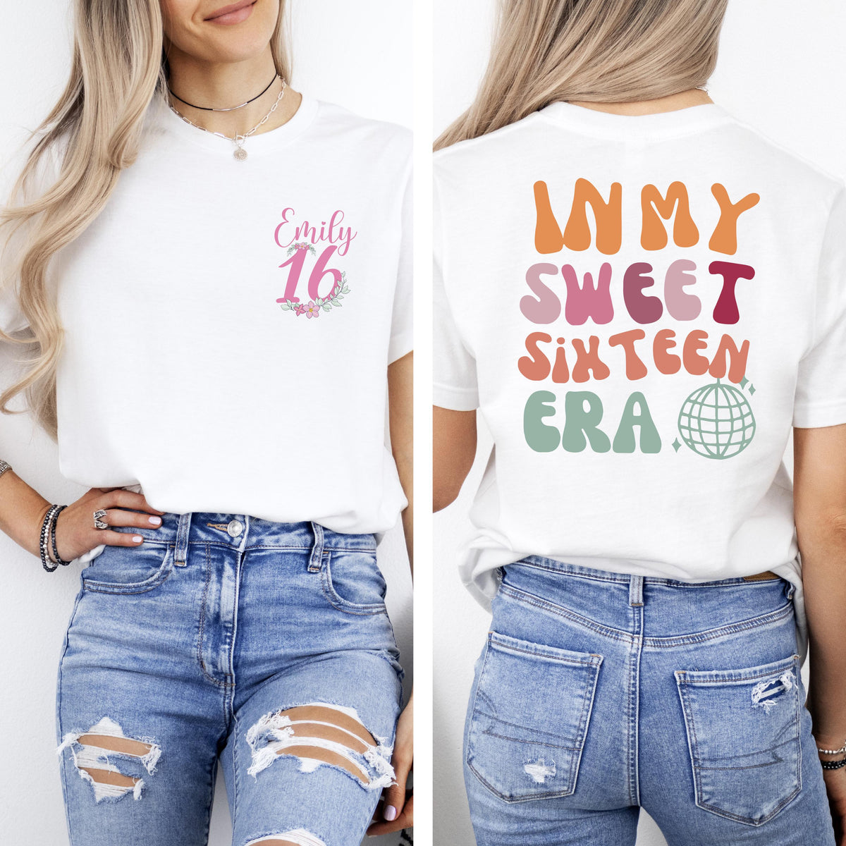 Personalized Sweet 16 Hoodie: Trendy Birthday Party Sweatshirt