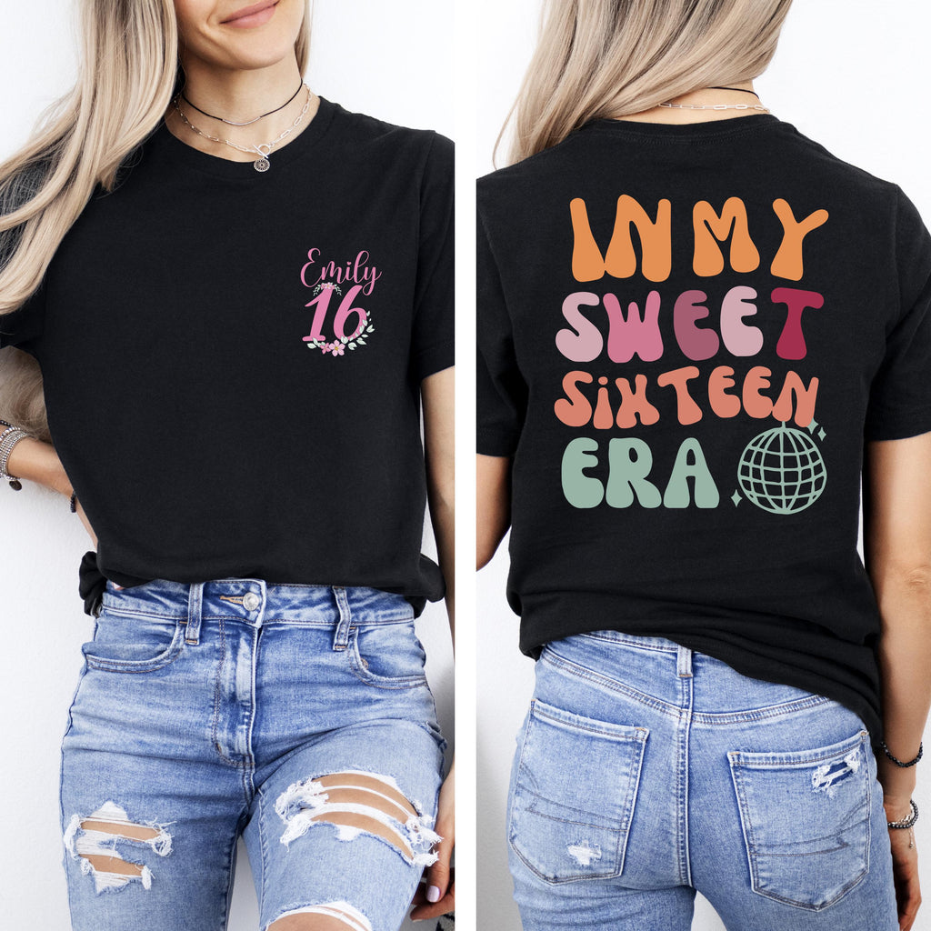Personalized Sweet 16 Hoodie: Trendy Birthday Party Sweatshirt
