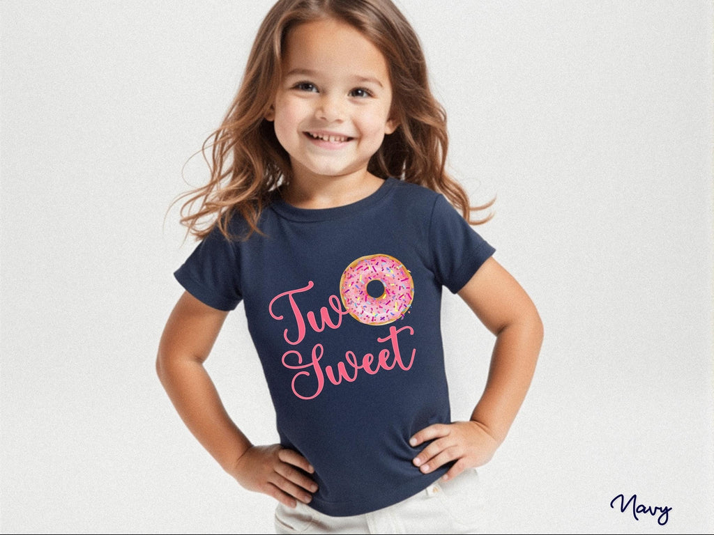 Two Sweet 2nd Birthday Shirt, Donut Birthday Shirt, Second Birthday Shirt Girl, Two Sweet Donut Shirt, Personalized Toddler Tee, Cute Outfit