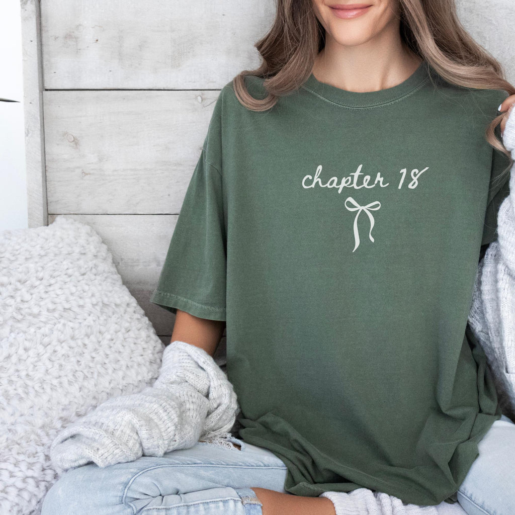 18th birthday shirt, 18th birthday shirt for girls, chapter 18th shirt, 18h birthday for Daughter from mom, 18th birthday Tee gift for her