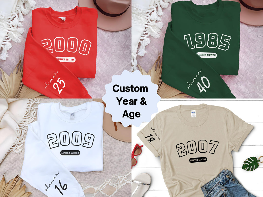 Custom Quinceanera Gifts for Girls:  Cotton 15th Birthday Shirt for 15 Years Old