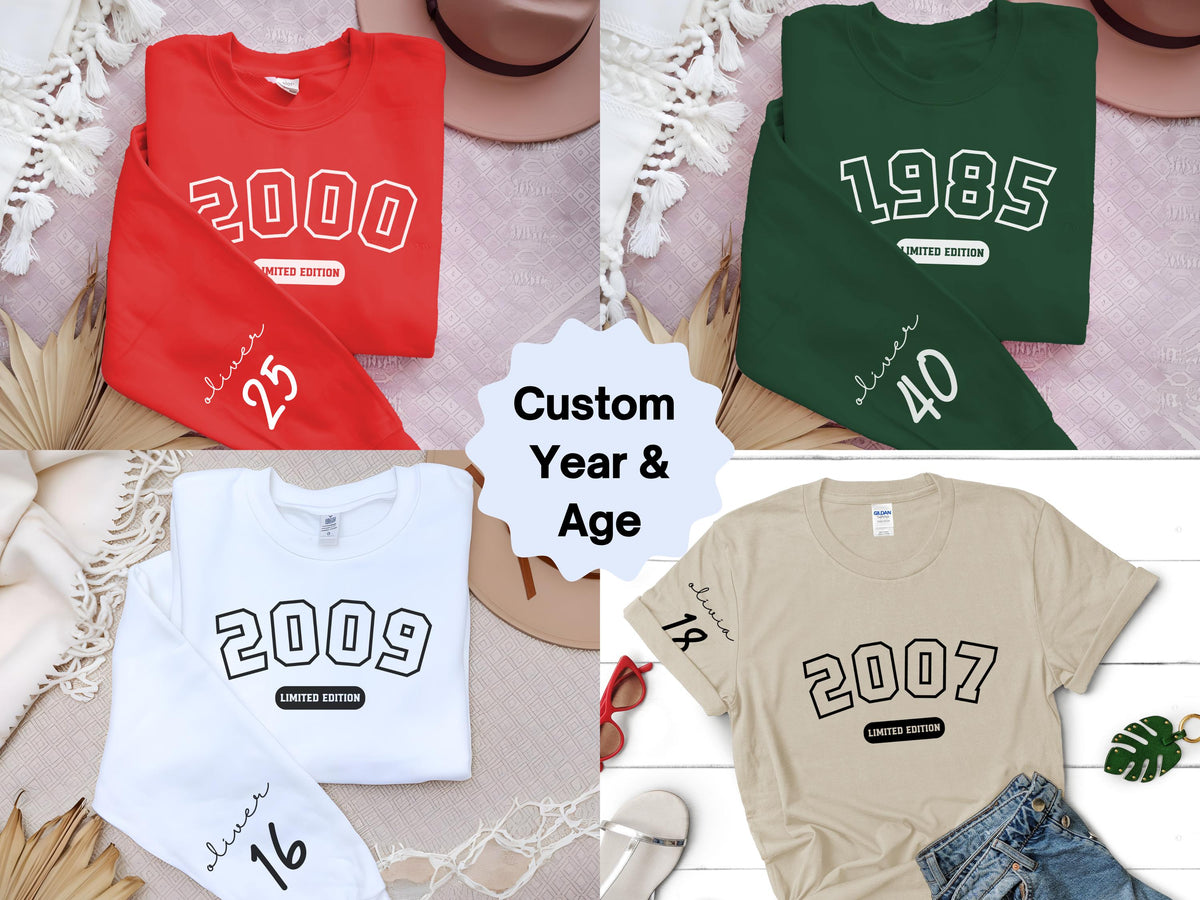 Custom Quinceanera Gifts for Girls:  Cotton 15th Birthday Shirt for 15 Years Old