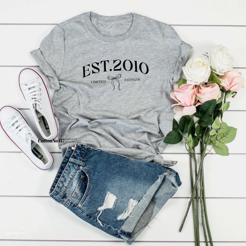 Vintage 2010 Shirt, 16th Birthday Gift Girls