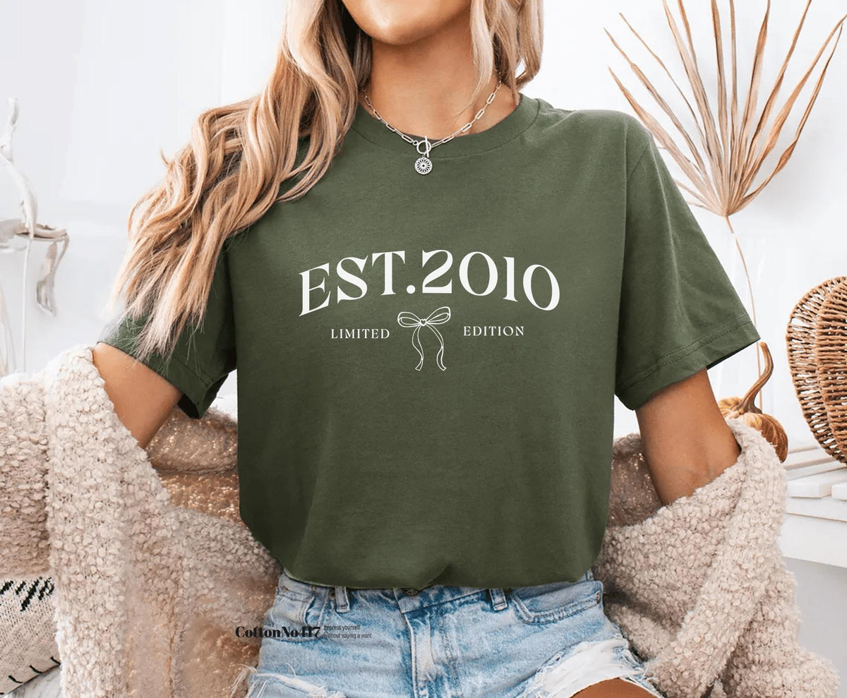 Vintage 2010 Shirt, 16th Birthday Gift Girls