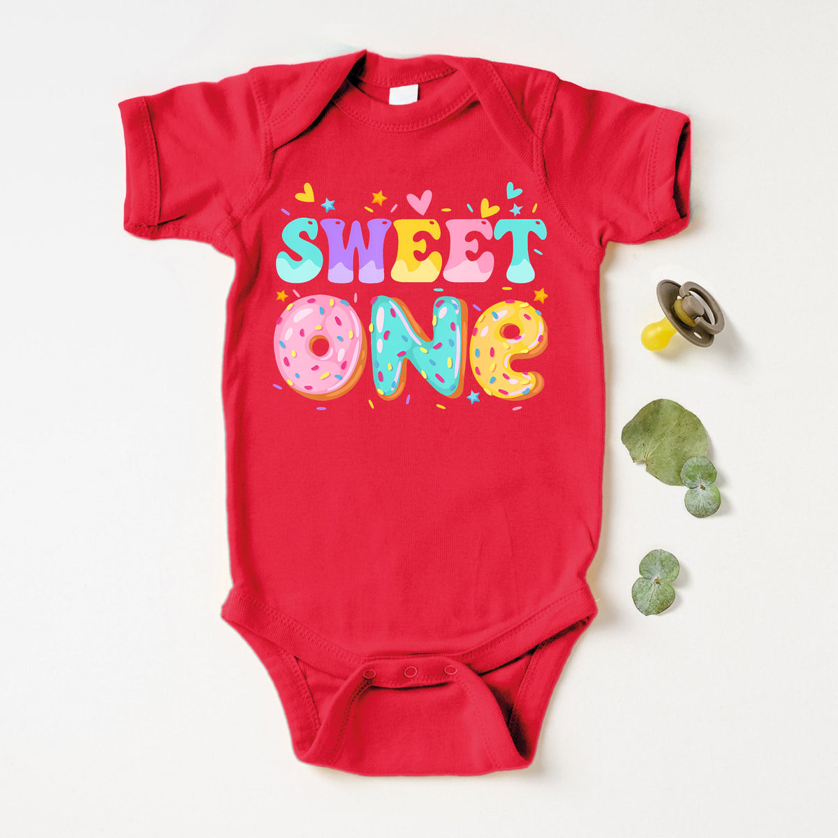 Sweet One First Birthday Matching Family Shirts, Custom 1st Birthday T-shirt, Donut First Birthday Tee, Mom Dad Sister Brother Aunty Sweater