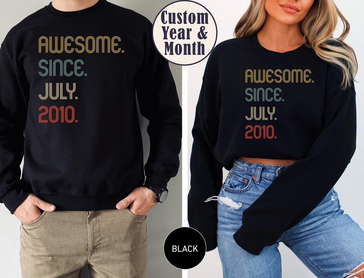 Awesome Since 2010 Shirt, 16th Birthday Gift, 16th Birthday idea, Birthday Gift for Him, 16th Birthday Shirt, Personalized Birthday Tshirt
