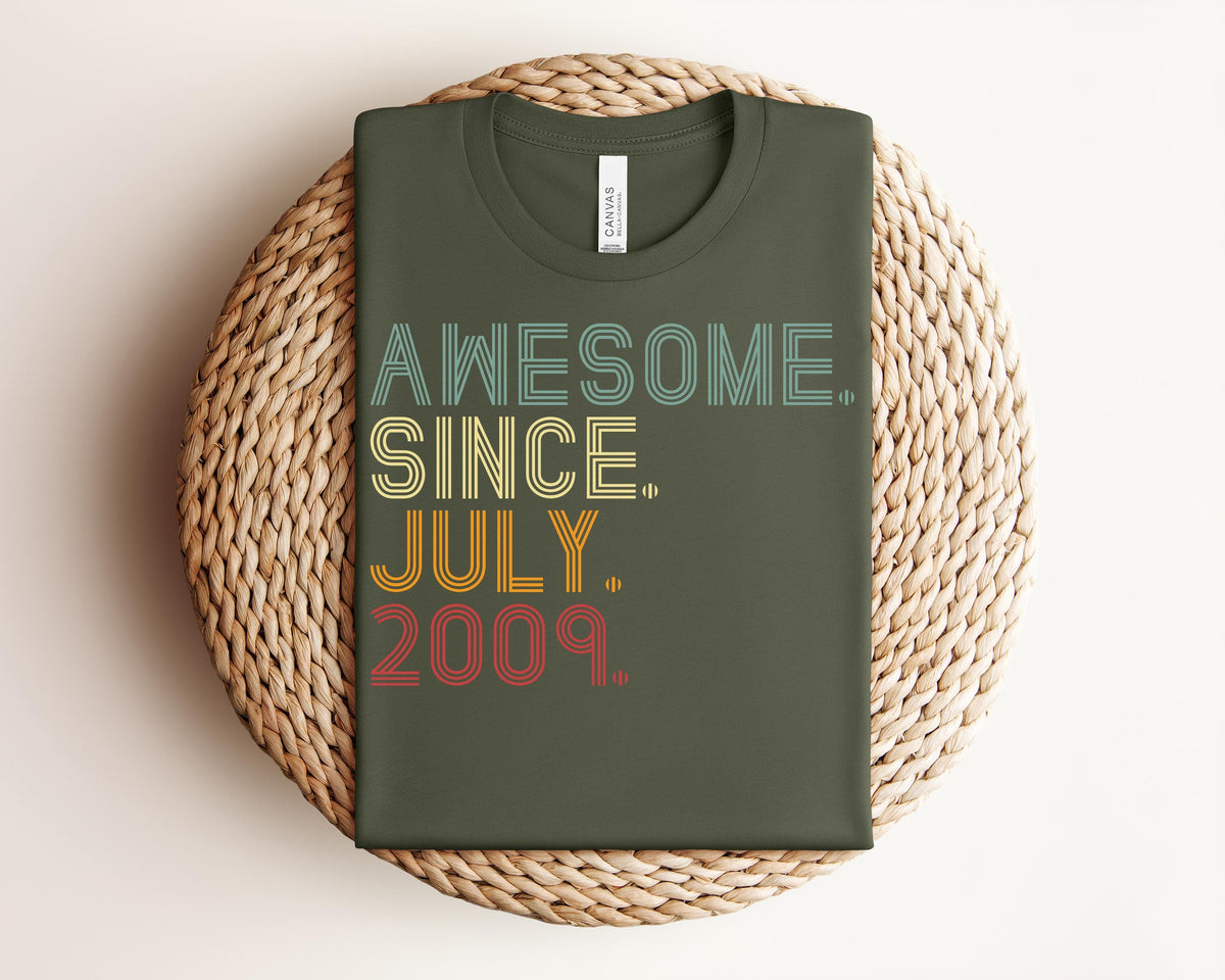 17th Birthday Gift, 17 Year old Gift For Girls And Boys, 17th Birthday Shirt, Vintage 2009 Shirt