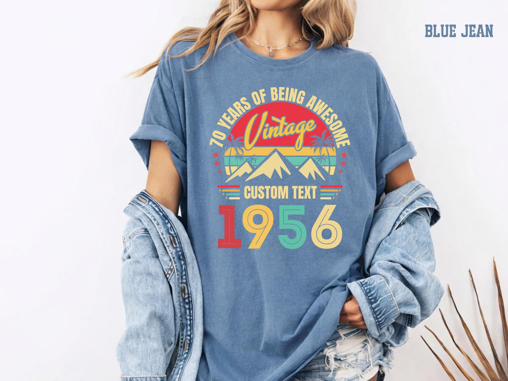 Custom 16th Birthday Retro Comfort Colors ® Shirt, Vintage 2010 Sweet Sixteen Tee