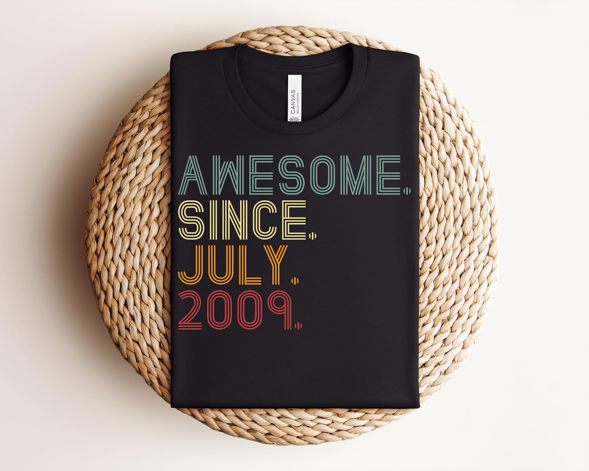 17th Birthday Gift, 17 Year old Gift For Girls And Boys, 17th Birthday Shirt, Vintage 2009 Shirt