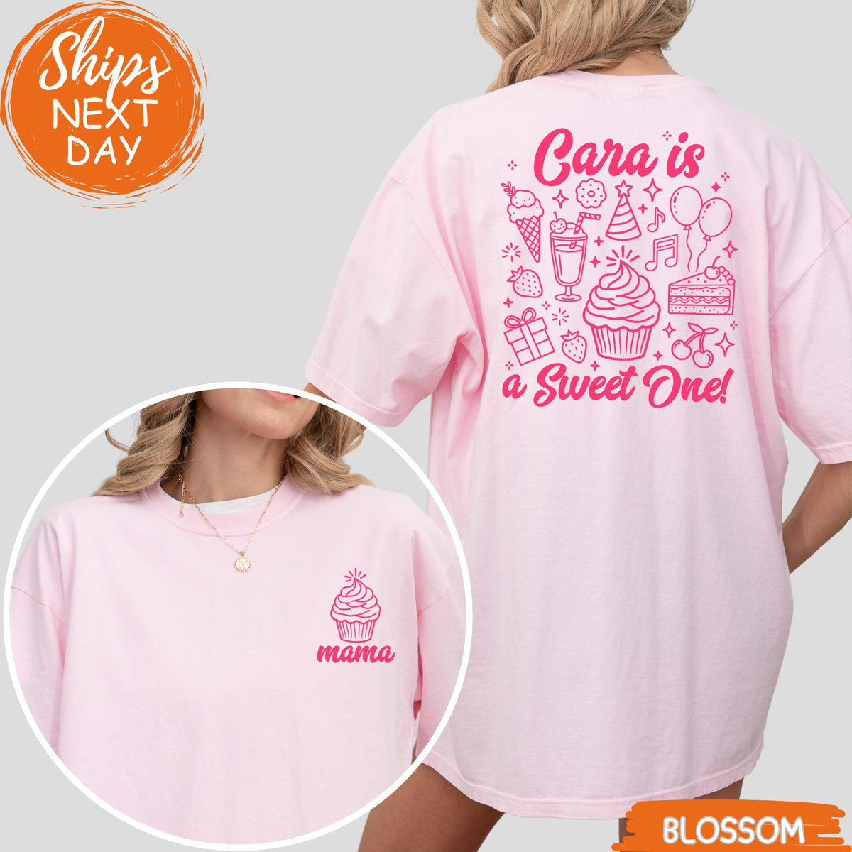 Sweet One Birthday Shirts, Family Matching Birthday Tee, Custom First Birthday Shirt for Mom and Dad, 1st Birthday Girl Outfit