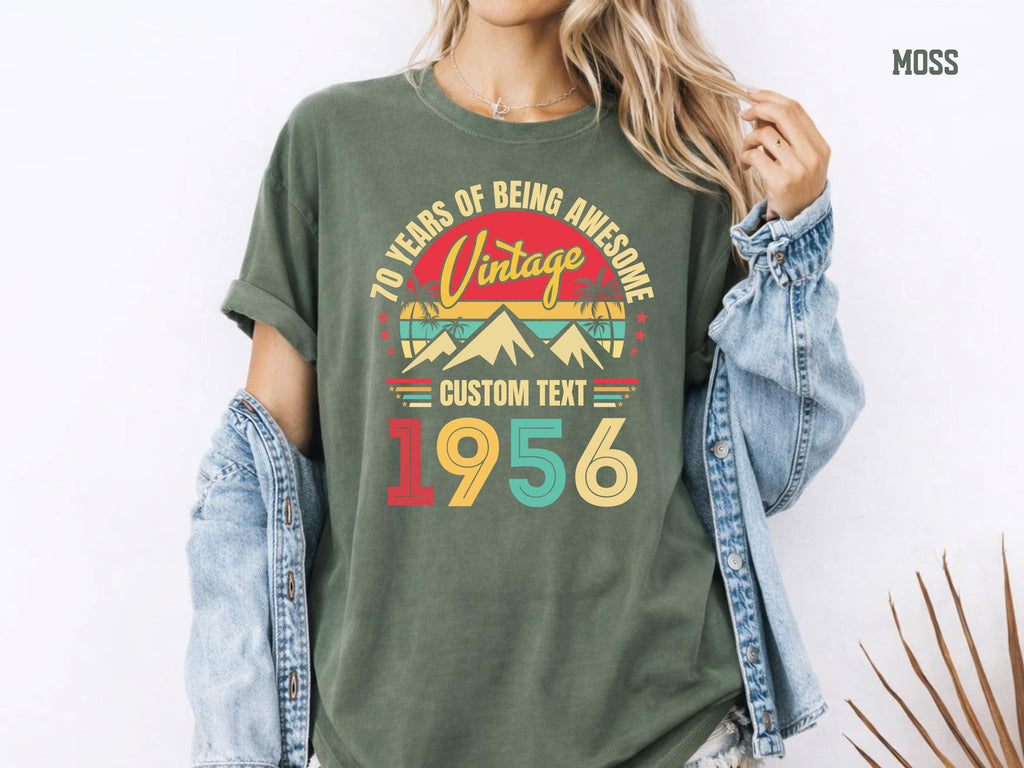 Custom 16th Birthday Retro Comfort Colors ® Shirt, Vintage 2010 Sweet Sixteen Tee