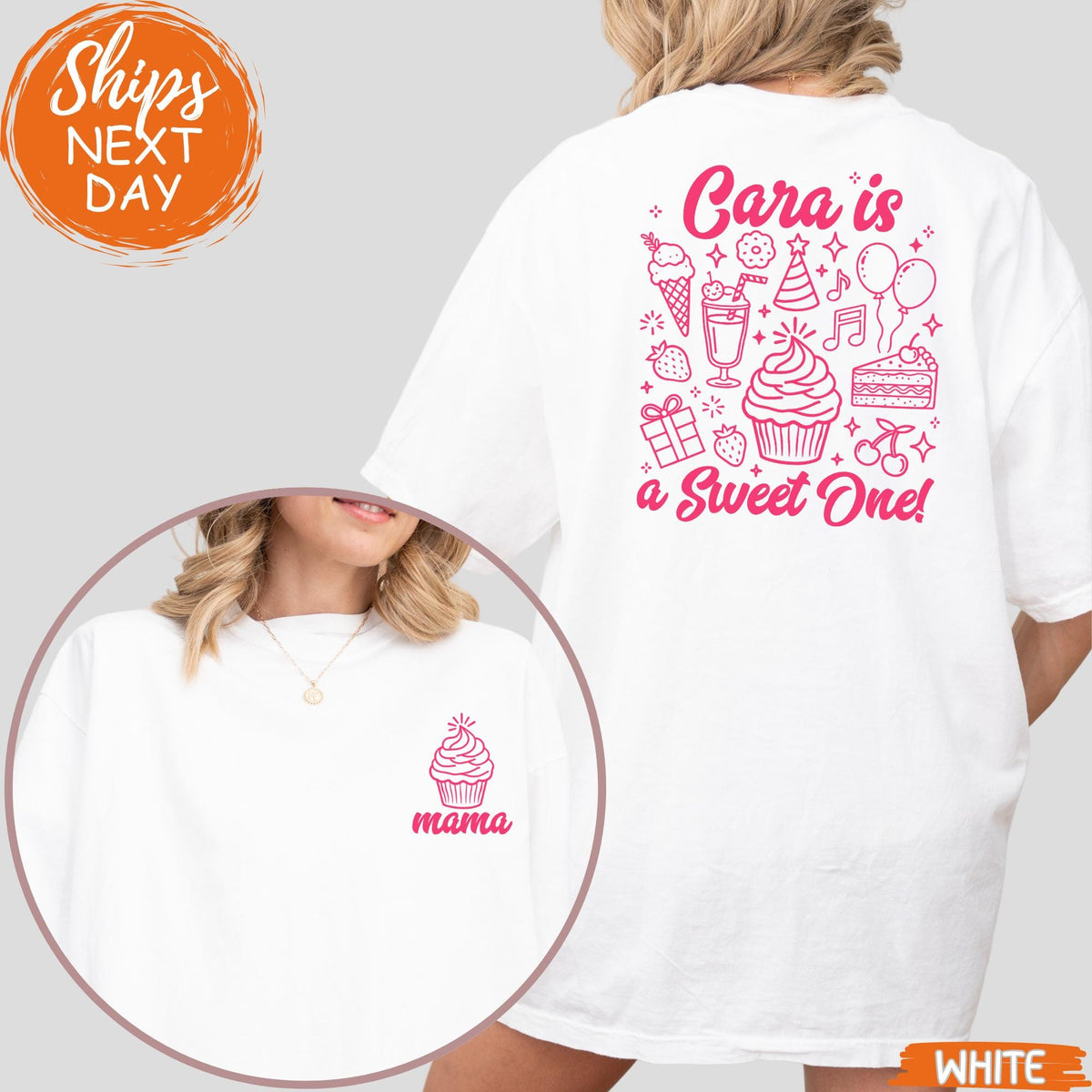 Sweet One Birthday Shirts, Family Matching Birthday Tee, Custom First Birthday Shirt for Mom and Dad, 1st Birthday Girl Outfit
