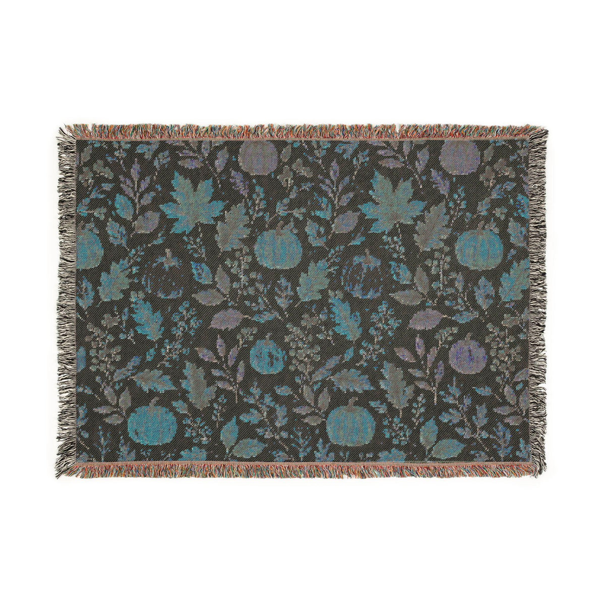 100% Cotton Autumn Woven Blanket | Fall Harvest Throw
