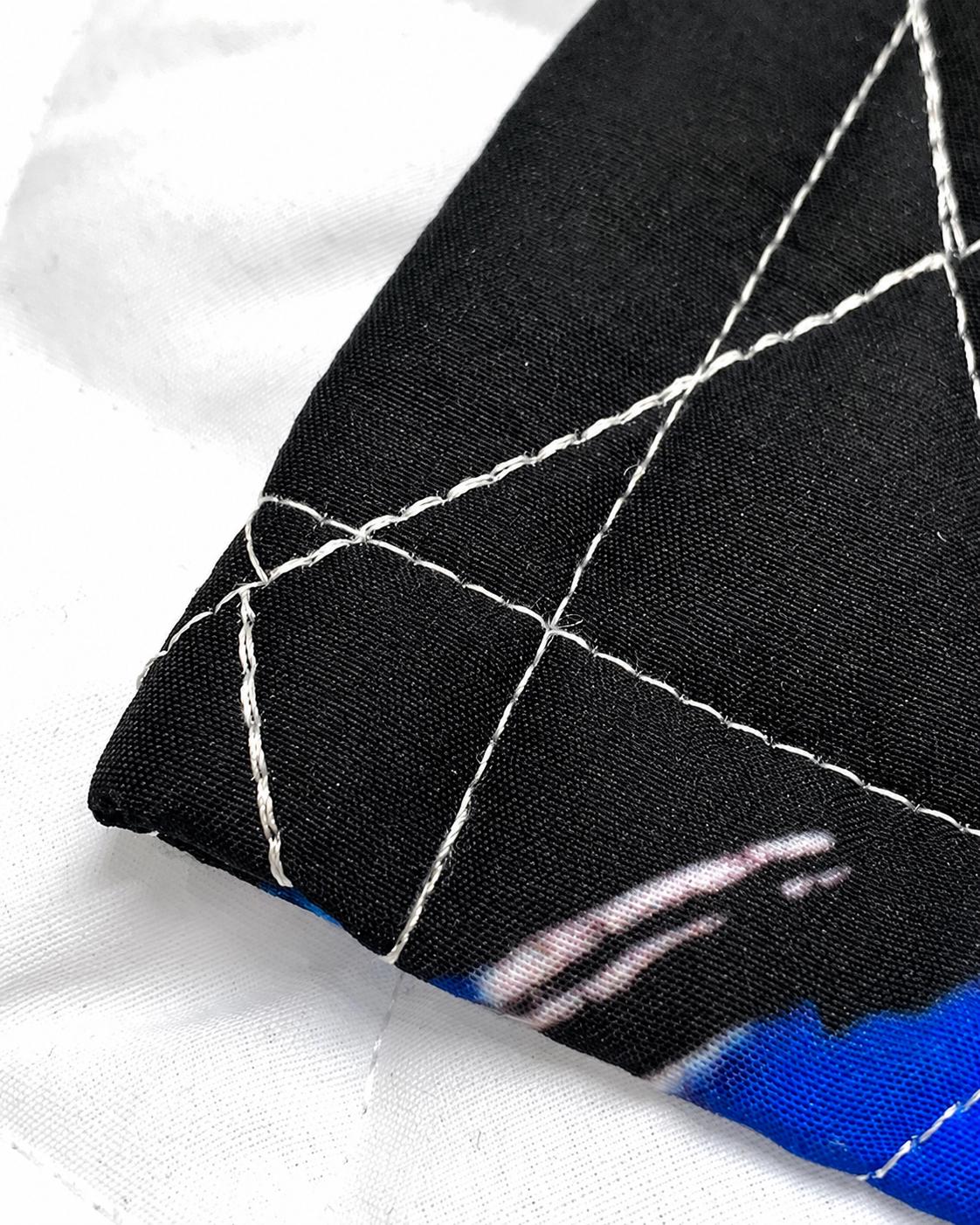 Halloween Black Cat Quilt Blanket, Autumn Patchwork Bedspread, Witchy Moon Spider Web Throw, Gothic Fall Home Decor, Cozy Cat Lover Gift