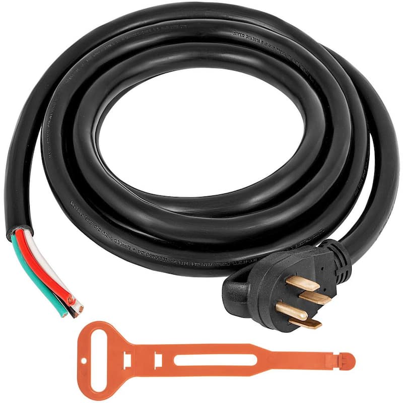 30 ft. 6/3 plus 8/1 Extension Cord Indoor/Outdoor Generator Power Cord STW 50 Amp NEMA 14-50P No-pin Type