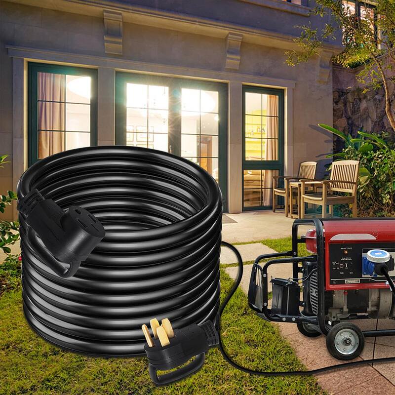 50 ft. 50 Amp RV Extension Cord Premium Power Cord RV Wire Diameter Extension Cord 6 Wire Gauge RV Cord