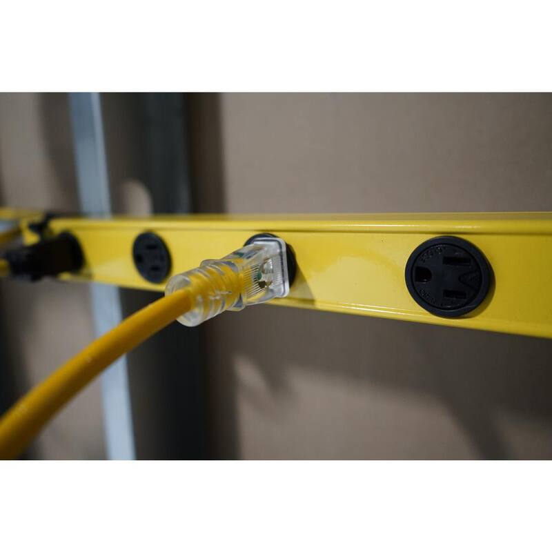 25 ft. 12/3 SJTW Outdoor Heavy-Duty Extension Cord with Power Light Plug