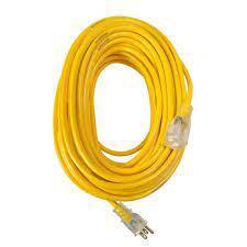 50 ft. 14/3 SJTW Outdoor Heavy-Duty 15 Amp Contractor Extension Cord with Power Light Plug